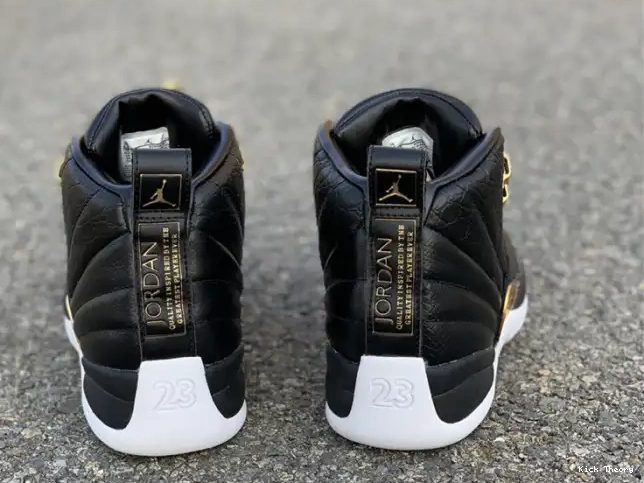 Kick Theory Black 'Reptile' Air Jordan Metallic Retro Gold-White AO6068-007 12 0605